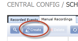 Figure: Create Button